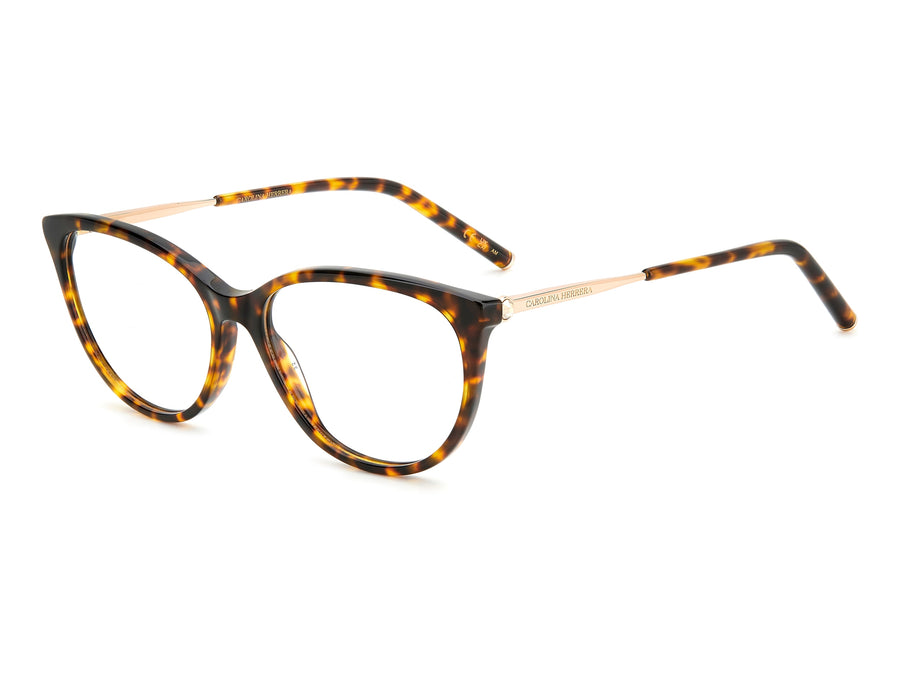 Carolina Herrera Square Frames - HER 0196 HAVANA GOLD