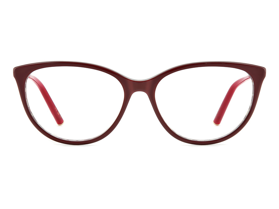 Carolina Herrera Square Frames - HER 0196 BURGUNDY GOLD