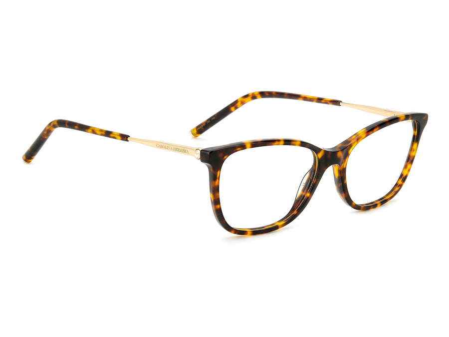 Carolina Herrera Square Frame - HER 0197 HAVANA GOLD