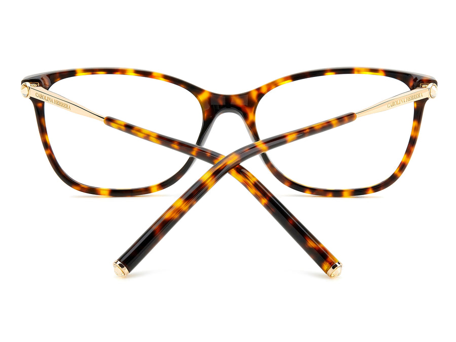 Carolina Herrera Square Frame - HER 0197 HAVANA GOLD