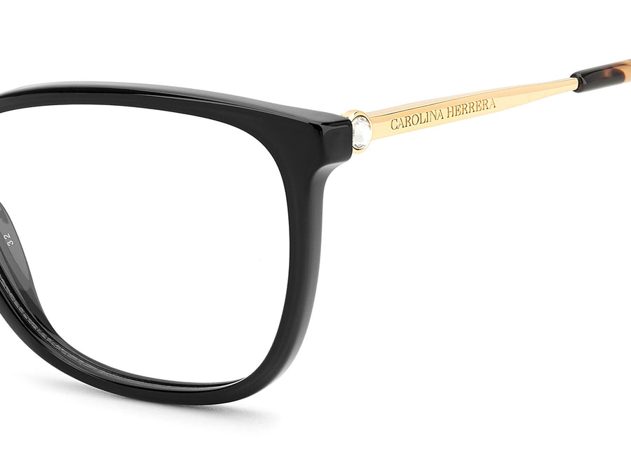 Carolina Herrera Square Frame - HER 0197 BLACK GOLD