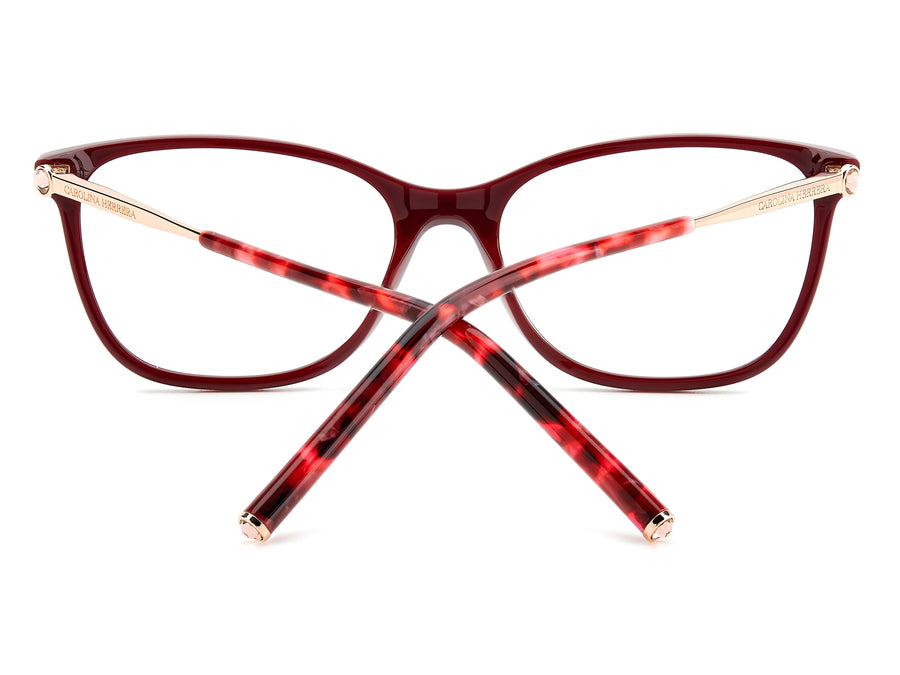 Carolina Herrera Square Frame - HER 0197 BURGUNDY GOLD