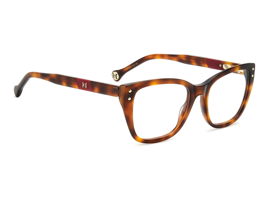 Carolina Herrera Square Frames - HER 0191 HAVANA RED