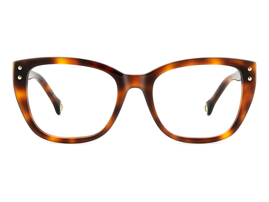 Carolina Herrera Square Frames - HER 0191 HAVANA RED