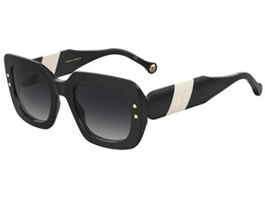 Carolina Herrera Square Sunglasses - HER 0186/S BLACK WHITE