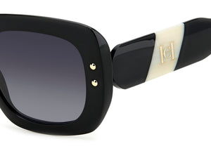 Carolina Herrera Square Sunglasses - HER 0186/S BLACK WHITE