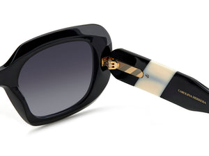 Carolina Herrera Square Sunglasses - HER 0186/S BLACK WHITE