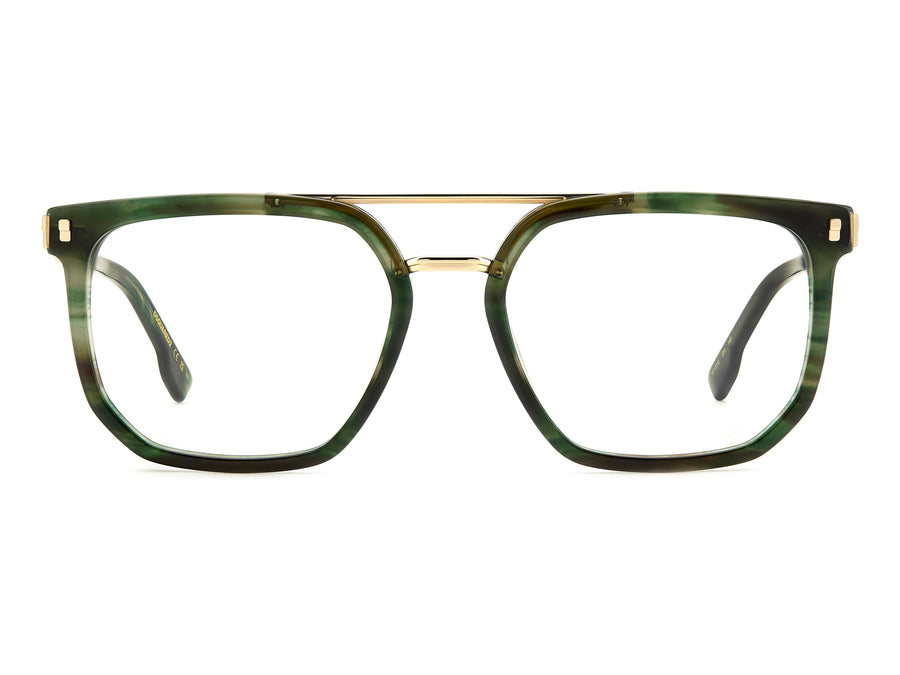 Dsquared Square Frames - D2 0112 Horn Green