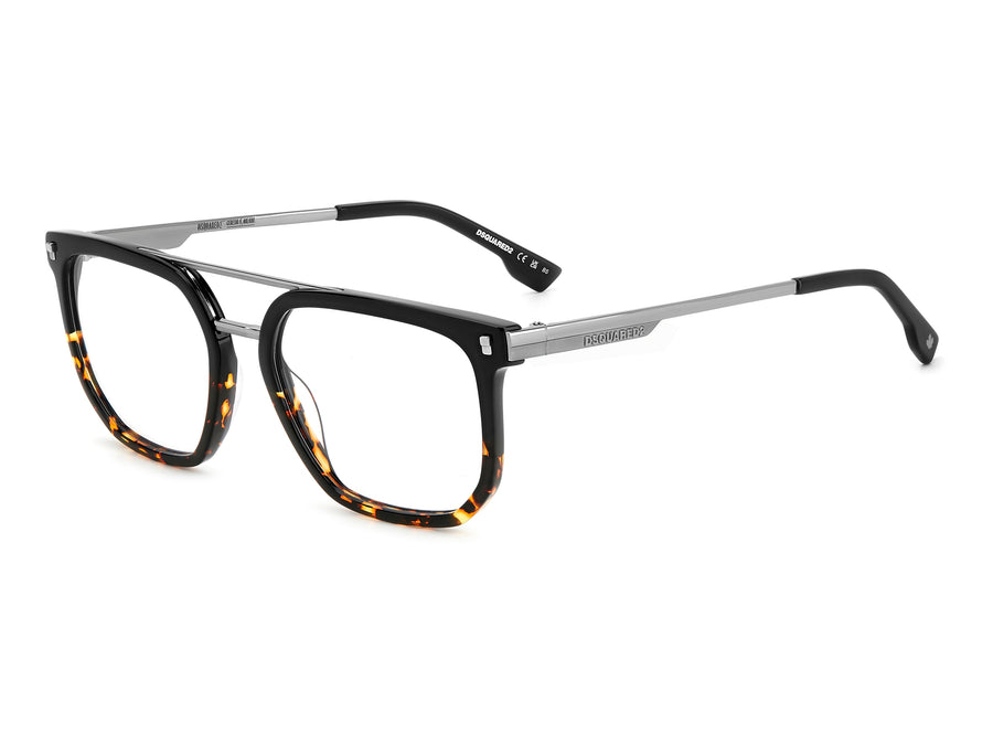 Dsquared Square Frames - D2 0112 Black Havana