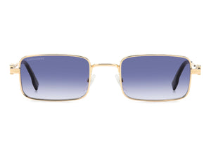 Dsquared Square Sunglasses - D2 0104/S Gold Blue