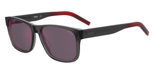 Hugo Square Sunglasses - HG 1260/S Grey Red