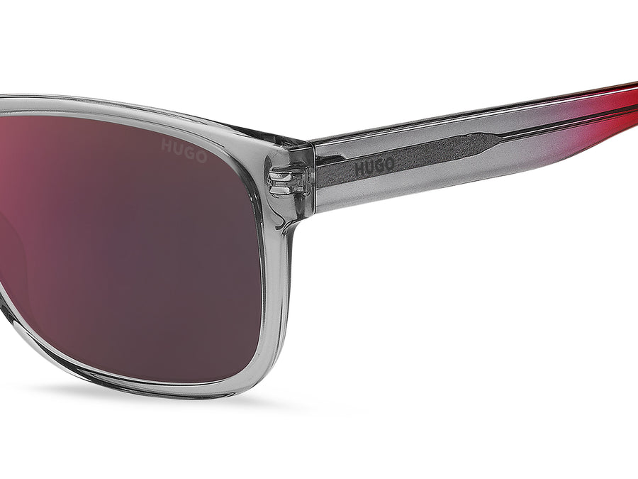 Hugo Square Sunglasses - HG 1260/S Grey Red