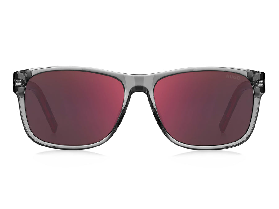 Hugo Square Sunglasses - HG 1260/S Grey Red