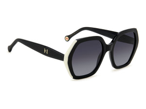 Carolina Herrera Square Sunglasses - HER 0181/S BLACK WHITE