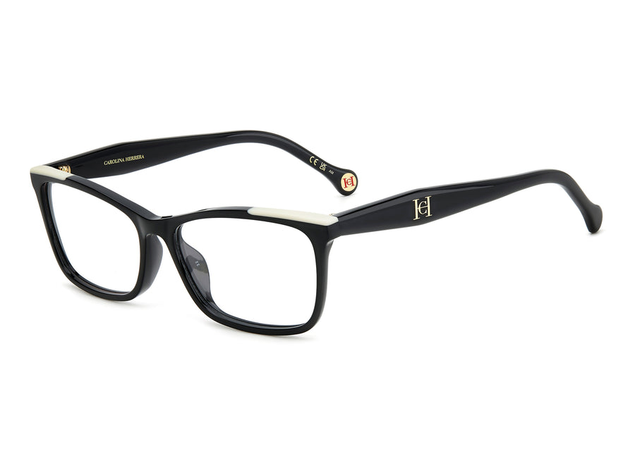 Carolina Herrera Square Frame - HER 0202/G BLACK WHITE