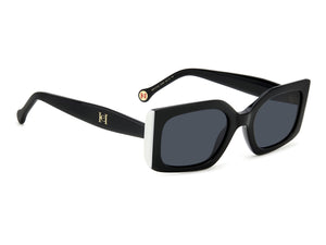 Carolina Herrera Square Sunglasses - HER 0182/S BLACK WHITE