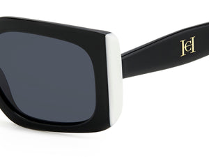 Carolina Herrera Square Sunglasses - HER 0182/S BLACK WHITE