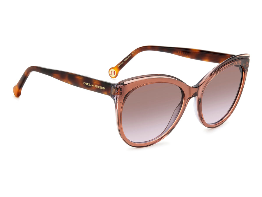 Carolina Herrera Cat-Eye Sunglasses - HER 0175/S BROWN GREY