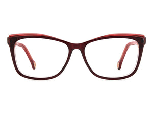 Carolina Herrera Square Frames - HER 0208 BURGUNDY RED