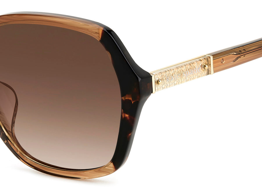 kate spade Square Sunglasses - ELLERY/F/S HORN BEIGE