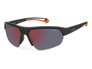 Polaroid Square Sunglasses - PLD 7048/S BLACK ORANGE