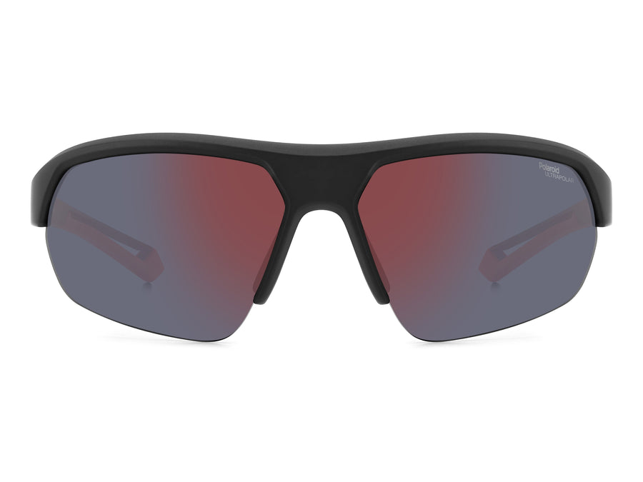 Polaroid Square Sunglasses - PLD 7048/S BLACK ORANGE