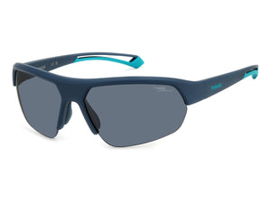 Polaroid Square Sunglasses - PLD 7048/S BLUE AZURE