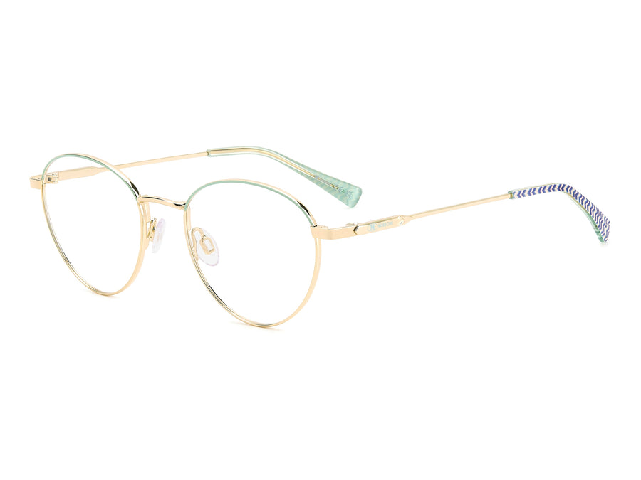 M Missoni Round Frames - MMI 0184 GOLD GREEN