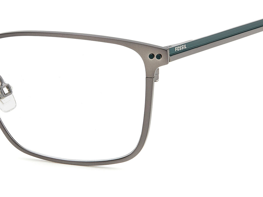 Fossil Square Frames - FOS 7174/G MATTE DARK RUTHENIUM