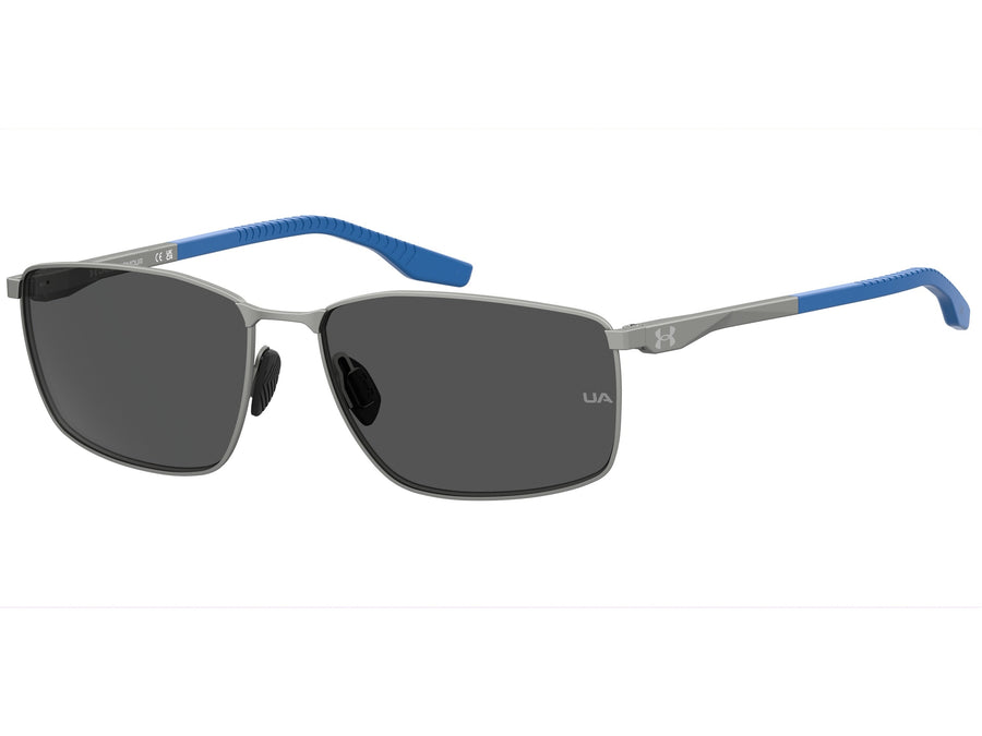 Under Armour Square Sunglasses - UA FOCUSED/G Matte Ruthenium Blue