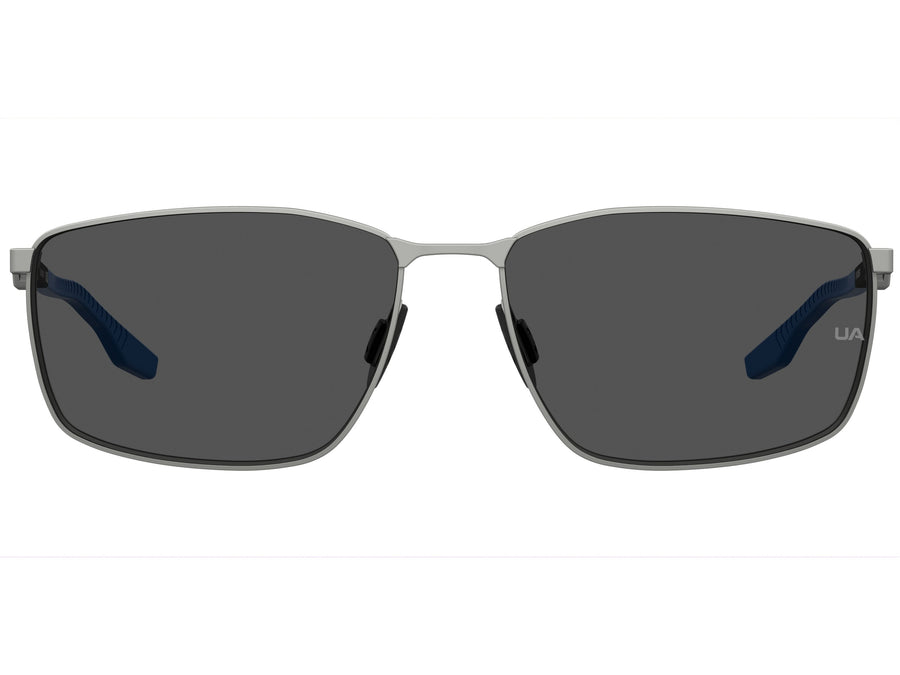 Under Armour Square Sunglasses - UA FOCUSED/G Matte Ruthenium Blue