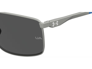 Under Armour Square Sunglasses - UA FOCUSED/G Matte Ruthenium Blue