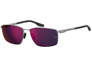 Under Armour Square Sunglasses - UA FOCUSED/G Matte Ruthenium Black