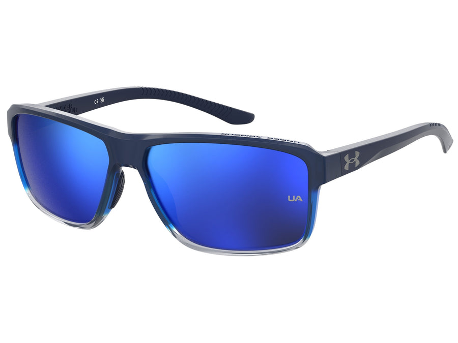 Under Armour Square Sunglasses - UA KICKOFF Blue Shaded Grey