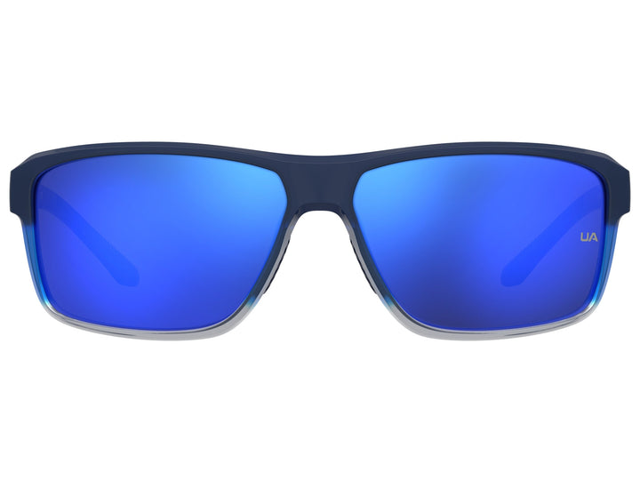 Under Armour Square Sunglasses - UA KICKOFF Blue Shaded Grey