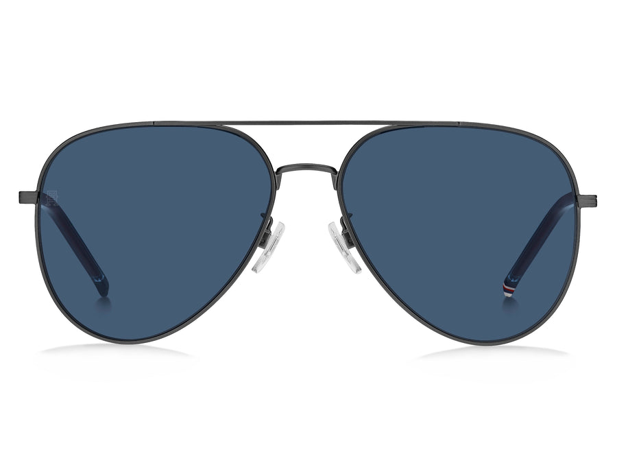 Tommy Hilfiger Aviator Sunglasses - TH 2111/G/S Matte Dark Ruthenium