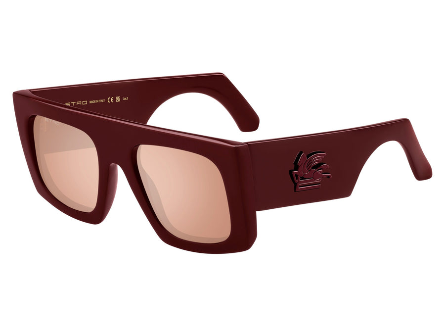 Etro Square Sunglasses - ETROSCREEN Burgundy