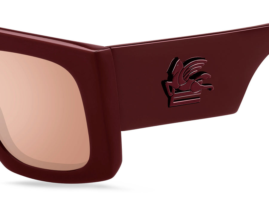 Etro Square Sunglasses - ETROSCREEN Burgundy