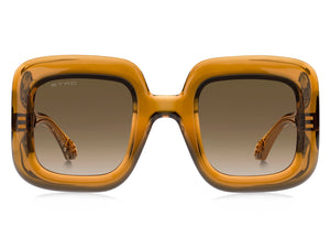 Etro Square Sunglasses - ETRO 0015/S Amber Gold