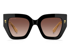 Etro Square Sunglasses - ETRO 0010/S Black Yellow