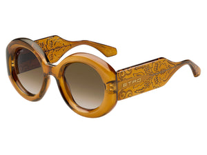 Etro Round Sunglasses - ETRO 0016/G/S Amber Gold