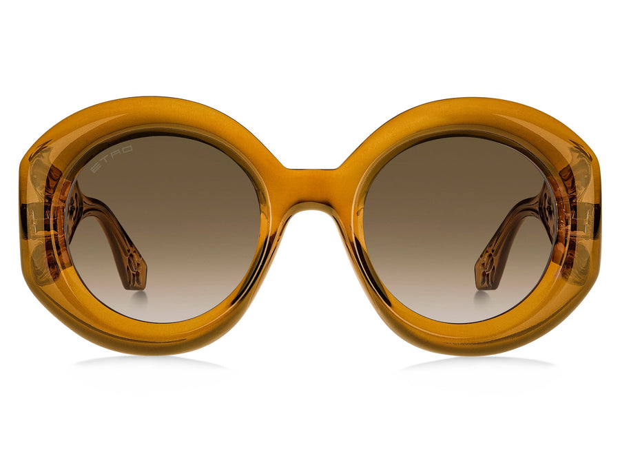 Etro Round Sunglasses - ETRO 0016/G/S Amber Gold