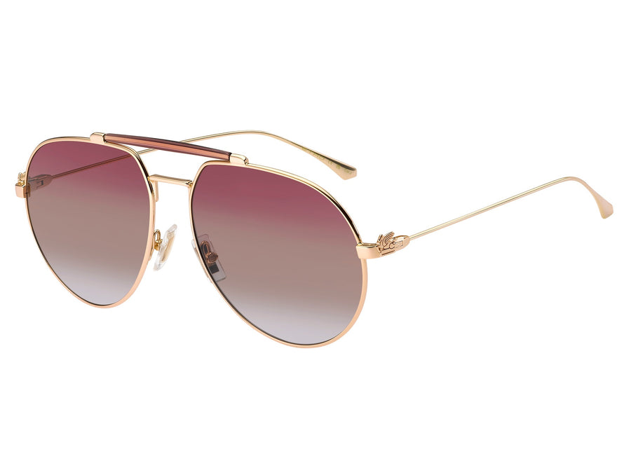 Etro Aviator Sunglasses - ETRO 0022/S Rose Gold