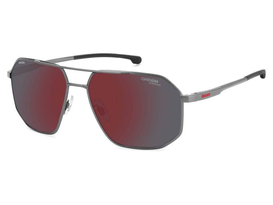 Carrera Ducati Square Sunglasses - CARDUC 037/S MATTE DARK RUTHENIUM