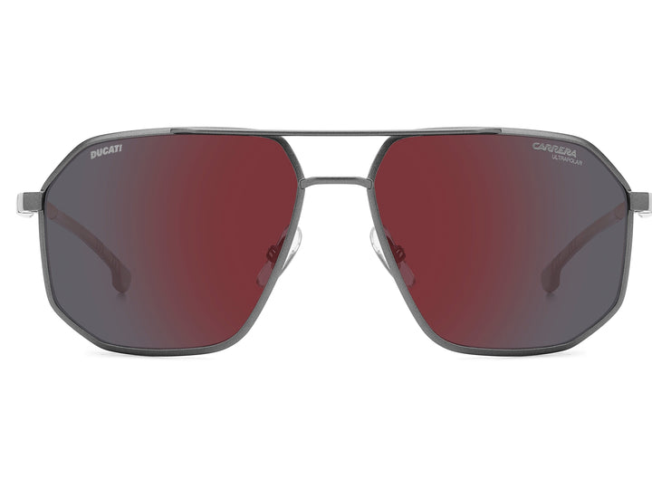 Carrera Ducati Square Sunglasses - CARDUC 037/S MATTE DARK RUTHENIUM
