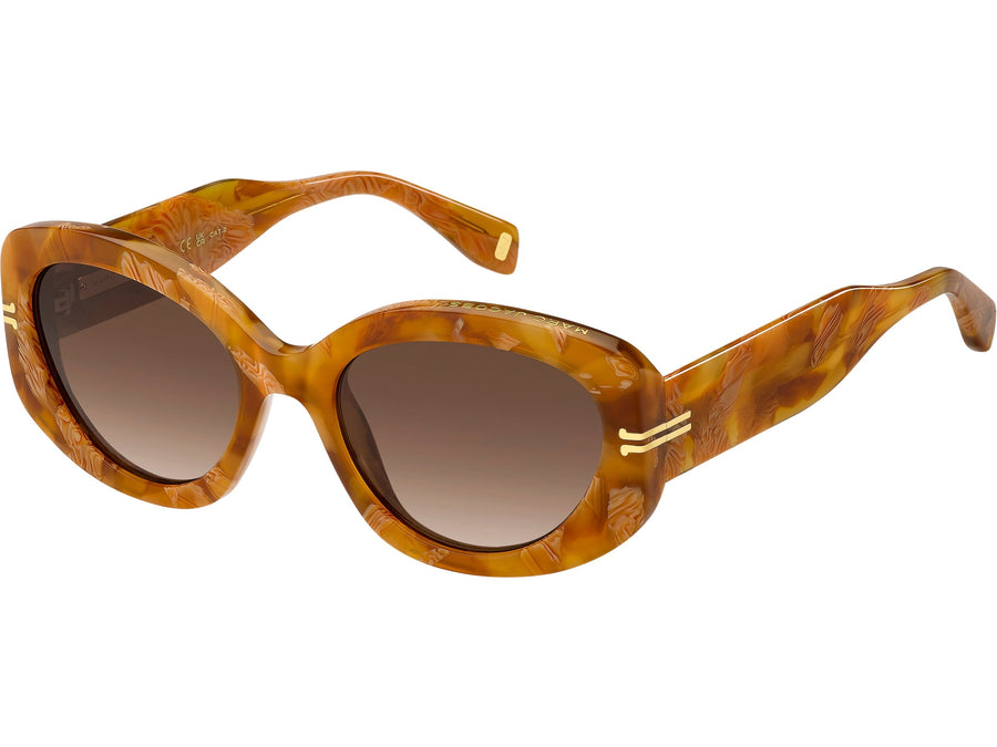 Marc Jacobs Round Sunglasses - MJ 1099/S Brown Marble