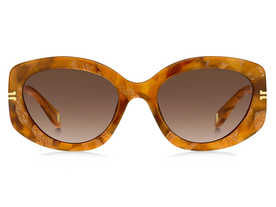 Marc Jacobs Round Sunglasses - MJ 1099/S Brown Marble