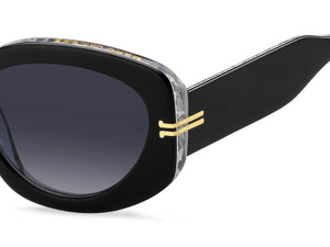 Marc Jacobs Round Sunglasses - MJ 1099/S Black Pattern White