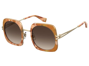 Marc Jacobs Square Sunglasses - MJ 1101/S BROWN MARBLE