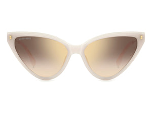 Dsquared Cat-Eye Sunglasses - D2 0134/S Ivory